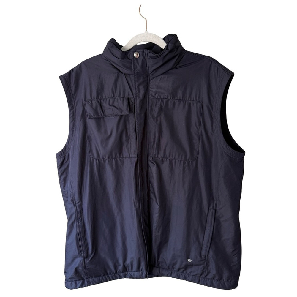 Sleeveless Navy Packable Vest - Women's